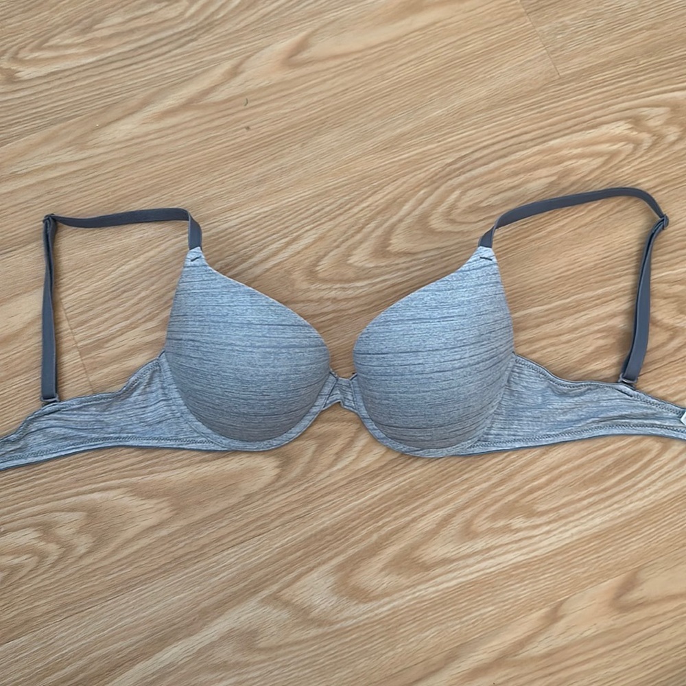 Victoria’s Secret Wear Everywhere Grey Push-Up Bra